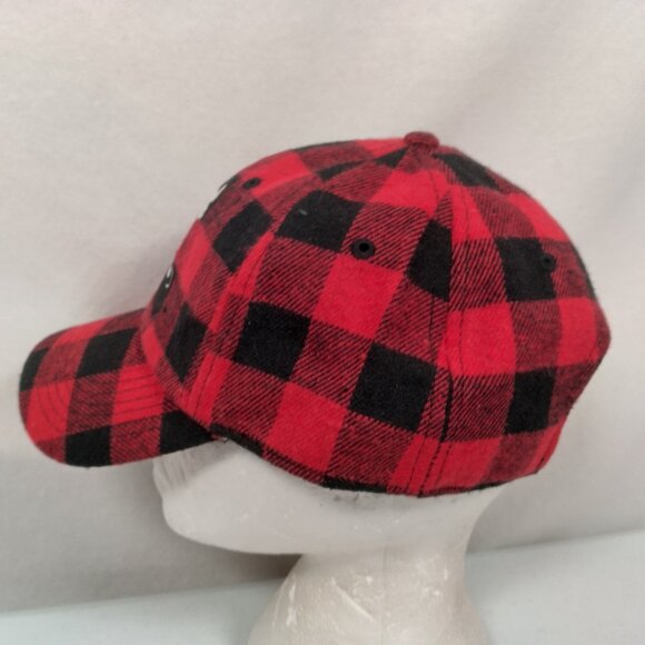 Doodlebug Boutique Steamboat Willie Mickey Mouse Cap Hat Buffalo Plaid Flannel - Picture 8 of 16